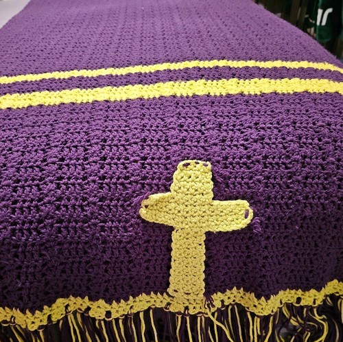 Lancio afgano vintage - , viola